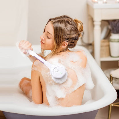 NEW Electric Shower Body Cleaning Brush 5 Heads Spinning