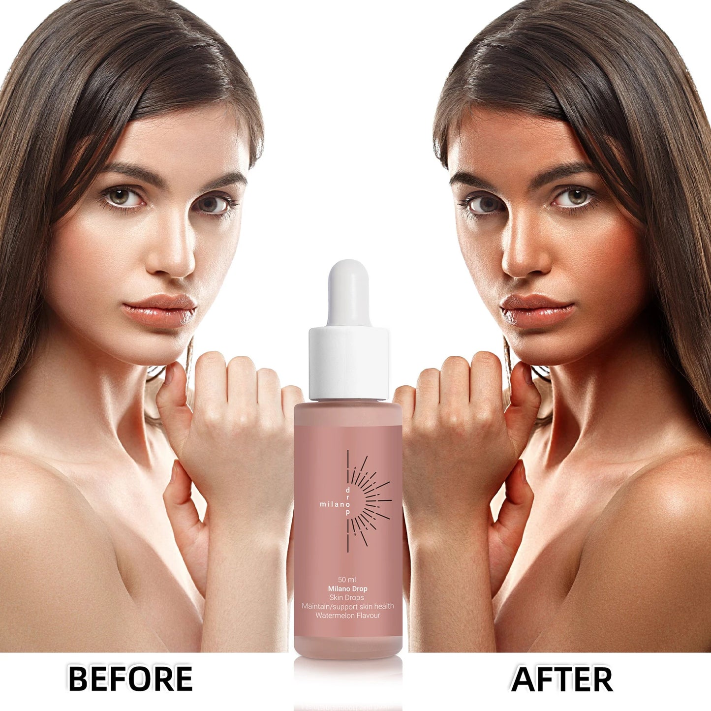 2PCS Self Tanning Drops Enhance Skin Melanin Liquid