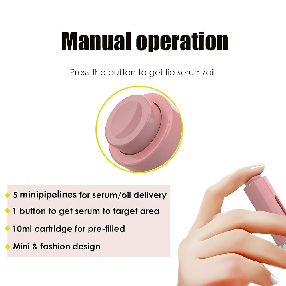105 Pins Titanium Derma Roller Micro Needles Facial Lip Boost