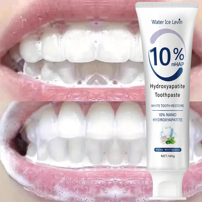 10% Nano Hydroxyapatite Toothpaste Restores White Teeth