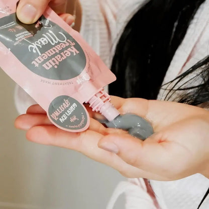 Thai JOJI Bamboo Charcoal Keratin Hair Mask, Repairs