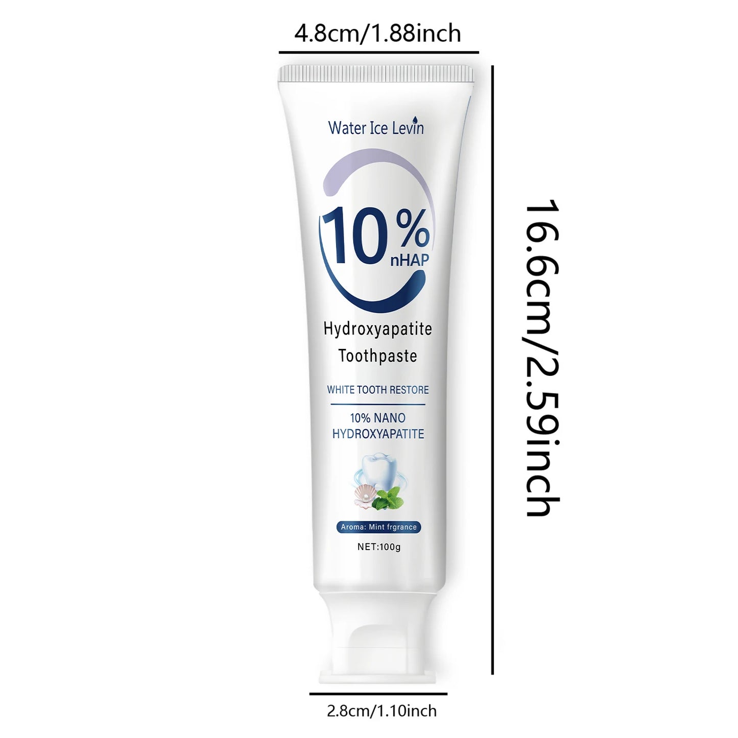 10% Nano Hydroxyapatite Toothpaste Restores White Teeth