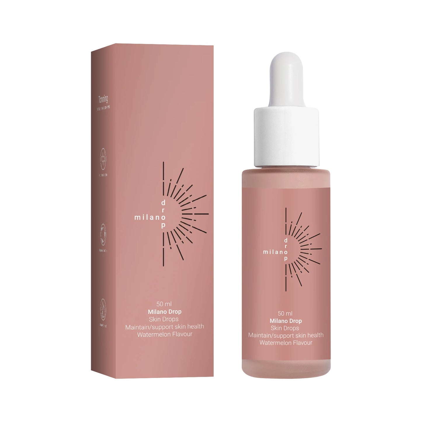 2PCS Self Tanning Drops Enhance Skin Melanin Liquid