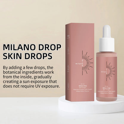 2PCS Self Tanning Drops Enhance Skin Melanin Liquid